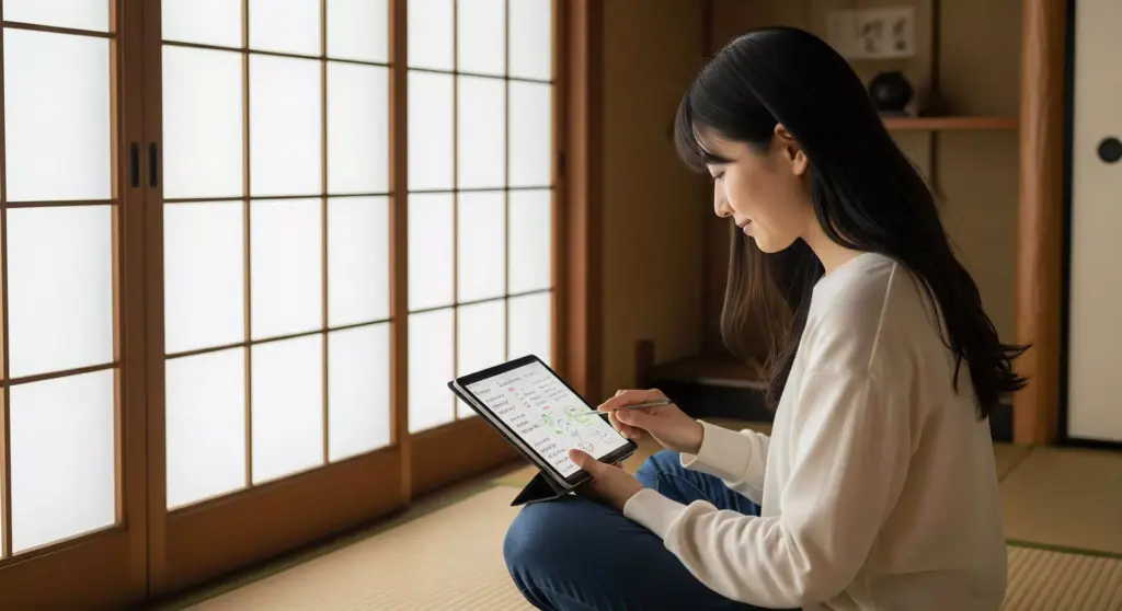 タブレットをノート代わりに使うには?