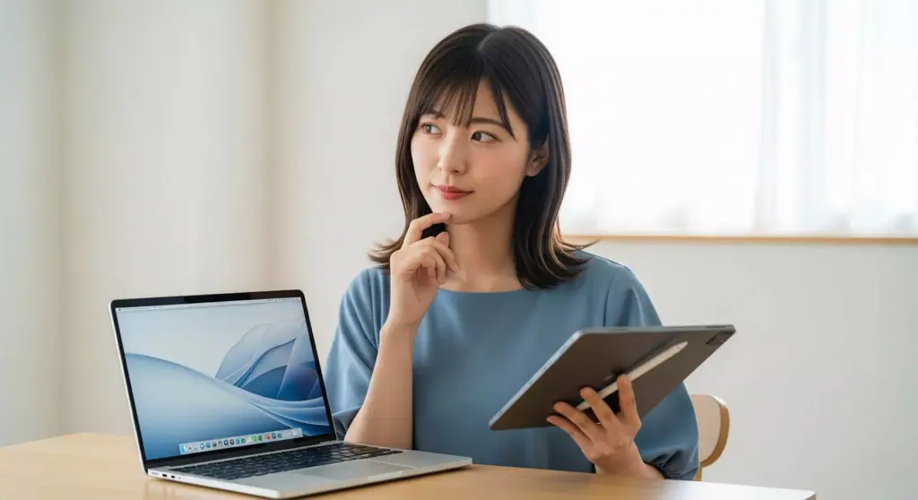 ノートパソコンとタブレットはどっちが便利?