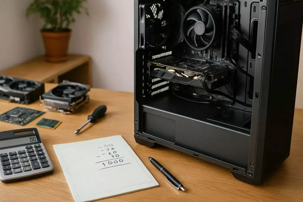 自作ゲーミングPCの予算目安と注意点