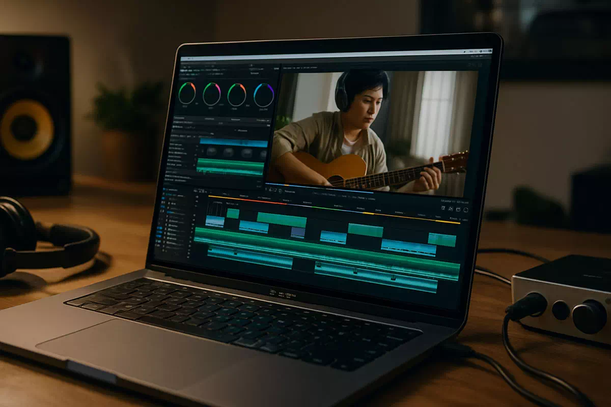 MacBookで動画編集や音楽制作も