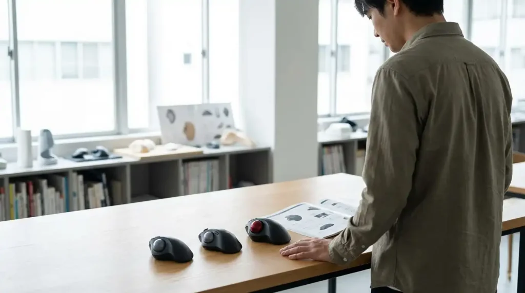 トラックボールマウスメリットの選び方